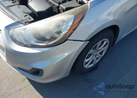 2014 Hyundai Accent Gls z USA, uszkodzony, nr VIN KMHCT4AE6EU651912